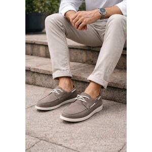 Club Room Elliot Men's Tan Boat Shoes‎ Slip On Comfort Size 11M